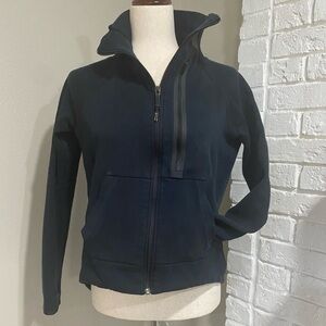 Women’s Nike Black Hi-Lo Zip-Up Jacket